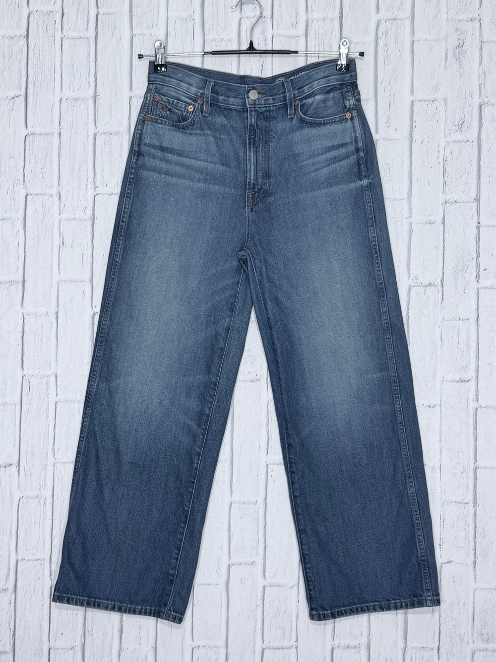 💙 Outerknown S.E.A. Jeans Beachwood Wide Leg 100% Organic Cotton Jeans 28